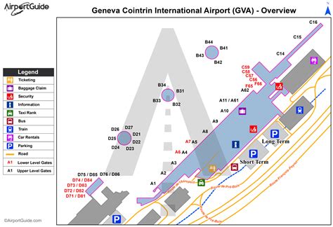 Geneva Airport Map