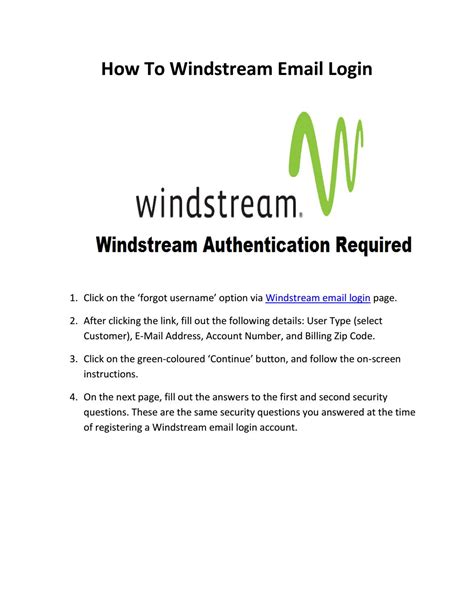 How To Windstream Email Login By Swill8232 Issuu