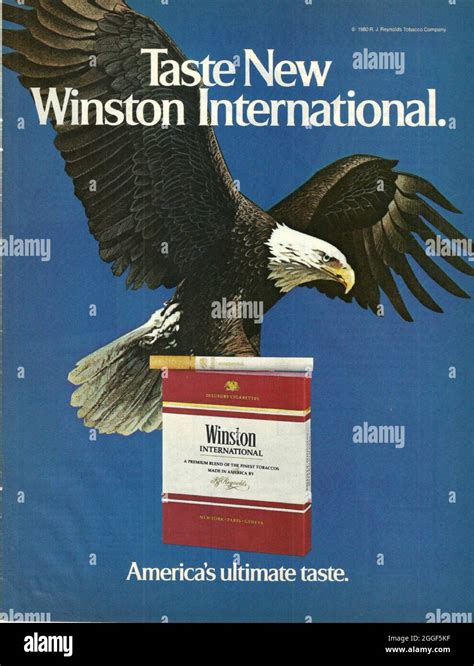 Winston Cigarette Ad Hi Res Stock Photography And Images Alamy