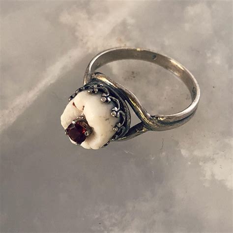 Memento Mori Stone Cavity Ring Etsy Australia Cute Jewelry Funky Jewelry Jewelry