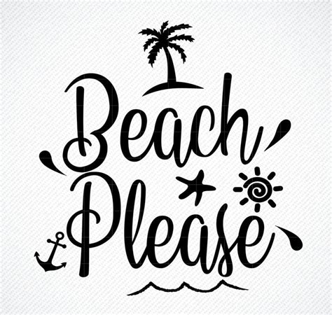 BEACH PLEASE SVG Beach please Beach Please t shirt Beach | Etsy
