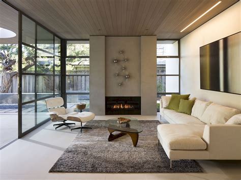 Palo Alto Lantern House Modern Living To Eclectic Styles With Open