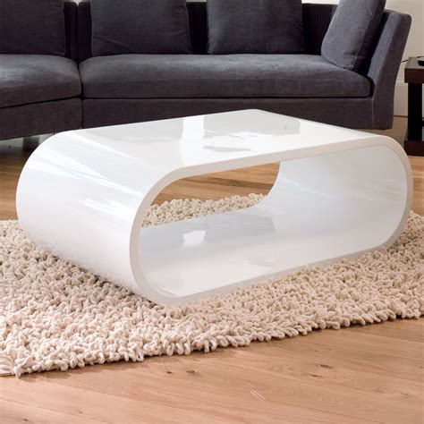 Oval White Gloss Coffee Table Costway Tempered Glass Oval Side Coffee