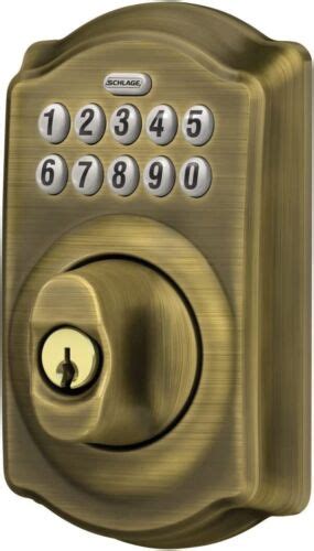 Schlage Be365 Cam 609 Camelot Keypad Deadbolt Electronic Keyless Entry