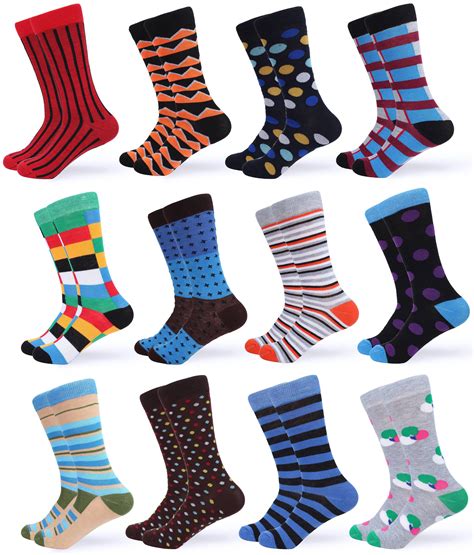 Clothing Shoes And Jewelry Socks Calf Socks 12 Pack Fun Patterned Funky