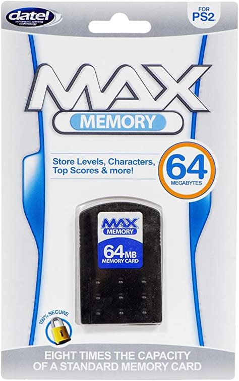 Datel Max Memory Flash Memory Module 64 Mb Sony Playstation 2