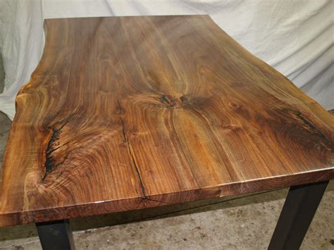 Size 68 long 78 long. Custom Live Edge Walnut Table by WITNESS TREE STUDIOS ...
