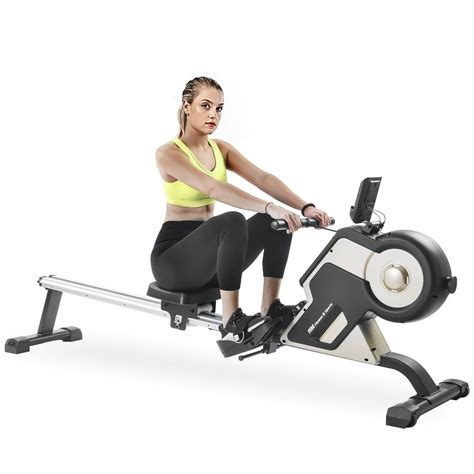 Magnetic Rowing Machine Compact Indoor Rower With Magnetic Tension
