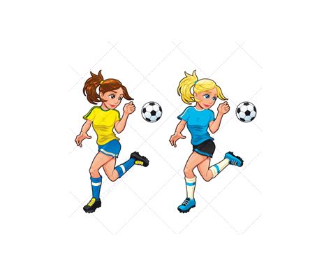 Football Players Vector Illustrations Football Team Vectors Soccer