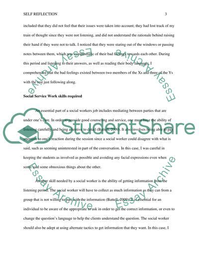 As the writer, you are asked to write in first person, making i statements that encourage you to explore your. Self reflection Research Paper Example | Topics and Well Written Essays - 1500 words