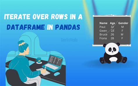 How To Iterate Over Rows In A Dataframe In Pandas