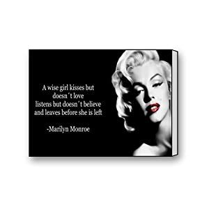 The oliver gal artist co. Amazon.com: Marilyn Monroe Quotes Canvas Print Art 16 x 12 inch: Posters & Prints