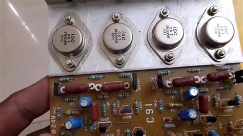 It can be left open or can be grounded using a capacitor for stability. 2n3055 amplifier board circuit diagram - YouTube
