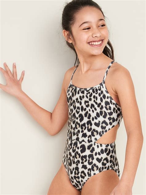 side cut out swimsuit for girls old navy