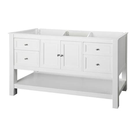 Double sink and single sink vanities measuring 60 inches wide from trade winds imports. Home Decorators Collection Gazette 60 in. W Bath Vanity ...