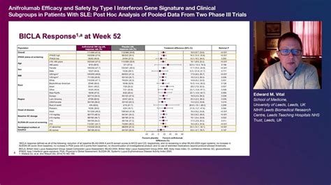 Anifrolumab Efficacy And Safety By Type I Ifngs And Clinical Subgroups