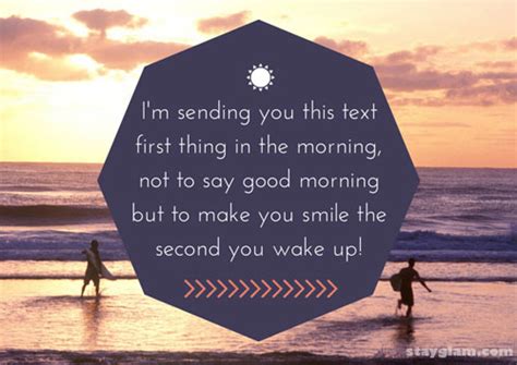 Good morning text messages to make her and smile. 50 Cute Good Morning Texts | StayGlam