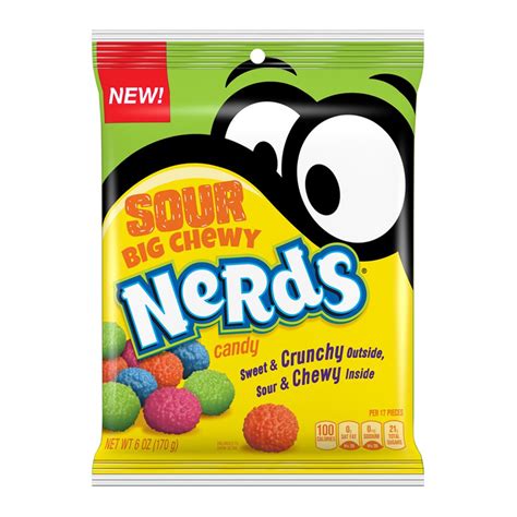 Nerds Sour Big And Chewy Bags 170g 12ct Mad About Candy