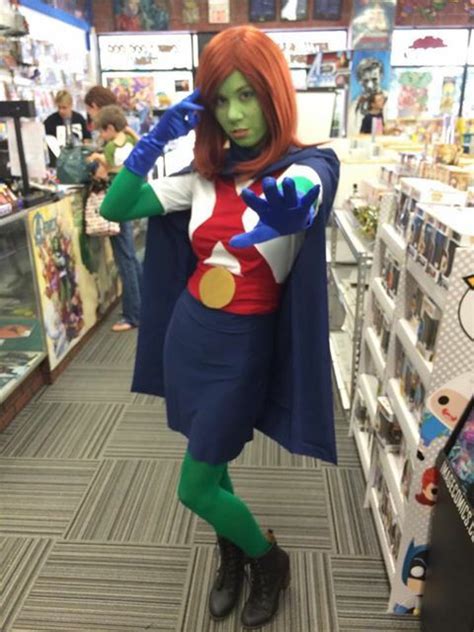 Miss Martian Cosplay By Moredevine Miss Martian The Martian Babe Justice Teen Titans