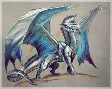 Silver Dragon By Biov Xen On Deviantart