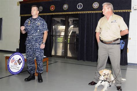 Naval Consolidated Brig Adopts Canines For Veterans Program Joint