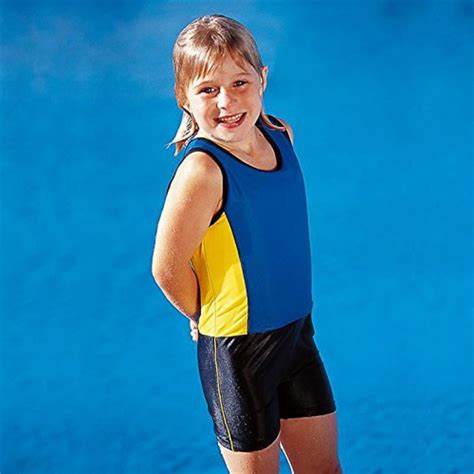Win Kids Learn To Swim Suit Wetsuit Girls Children Swimwear Swimming