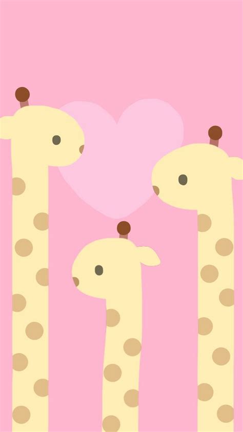Cute Pink Giraffe Wallpaper Iphone ~ Cute Wallpapers 2022