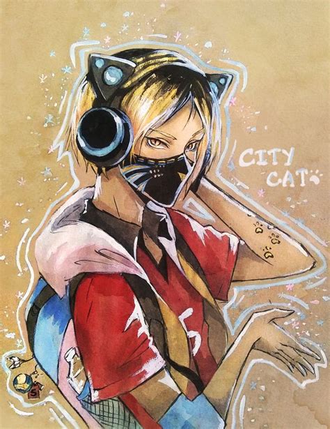 Haikyuu City Cat Anime Cat Boy Haikyuu Anime Kenma Kozume