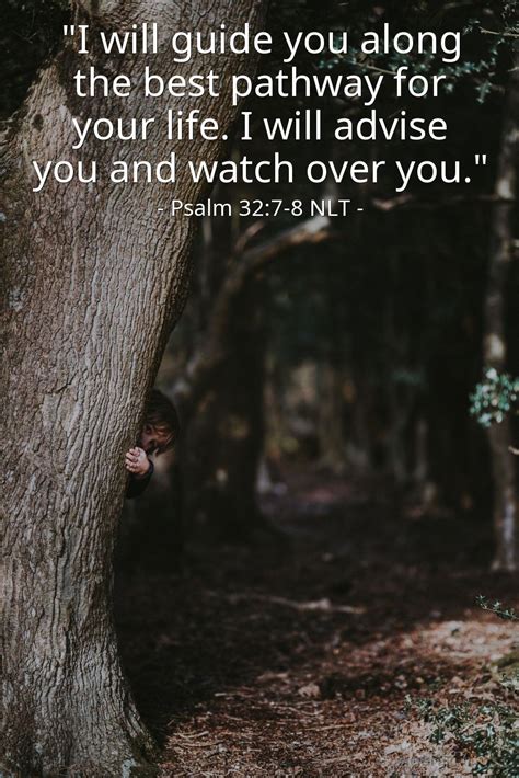 God You Are My Hiding Place — Psalm 327 8 Nlt Spiritual Warfare