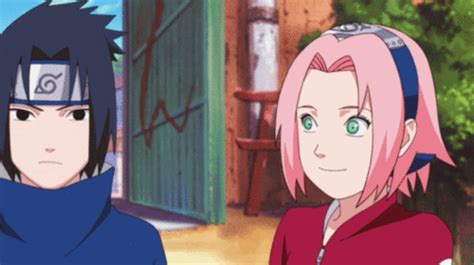 Sasuke And Sakura Animated  From Naruto