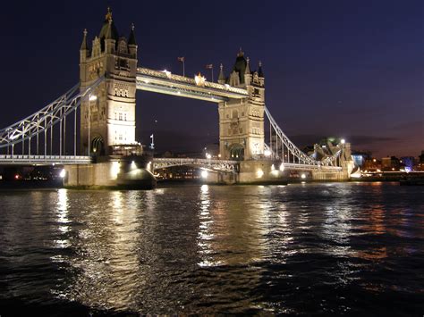 Photo Of Bridge During Night Time Tower Bridge Hd Wallpaper