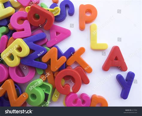Colored Letters Stock Photo 617354 Shutterstock