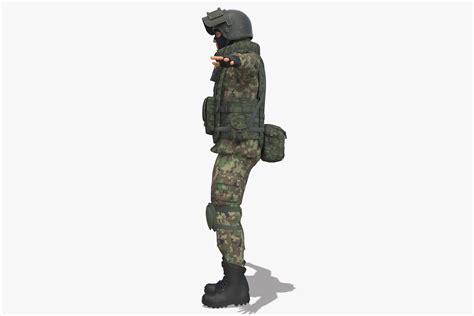 Military Male Russian Soldier 3d Model Turbosquid 1302247