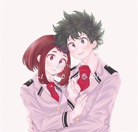 Izuku Y Ochako En 2022 Parejas De Anime Personajes De Anime