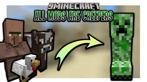 Minecraft But All Mobs Are Creepers Data Pack 1192 1191 Seeds General Minecraft