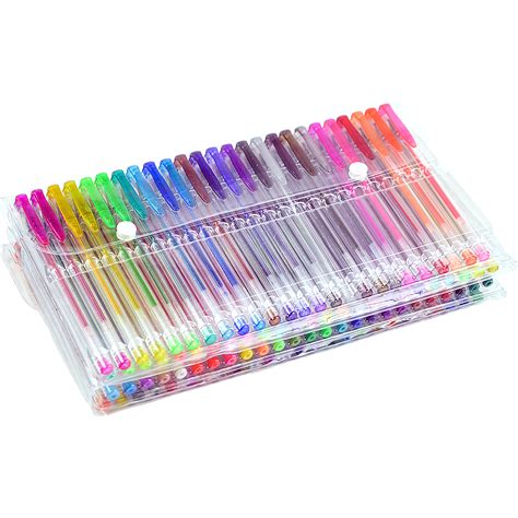 Glitter Gel Pens 100 Pack With 25x More Ink Craft Kids And Adult