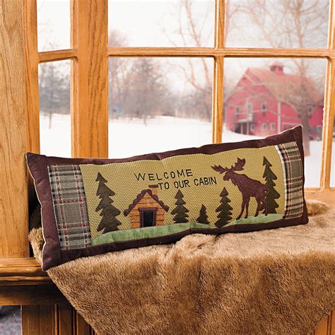 Welcome To Our Cabin Pillow Holidaywishlist