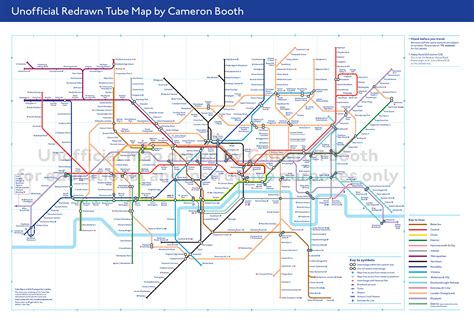Transit Maps Redrawn Tube Map Out Of Station Interchanges