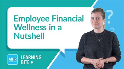 Employee Financial Wellness In A Nutshell AIHR Learning Bite YouTube
