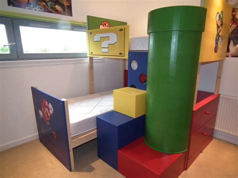 Bedroom | theme room design. Super Mario Theme Bunk Bed | Mario room, Super mario room ...