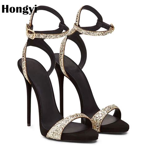 Hongyi New Fashion Open Toe High Heeled Sandals Sexy Cm High Heels Sandals Party Dress