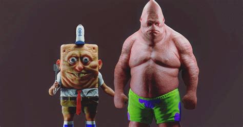 3d Artist Miguel Vasquez Creates Disturbing Versions Of Spongebob And