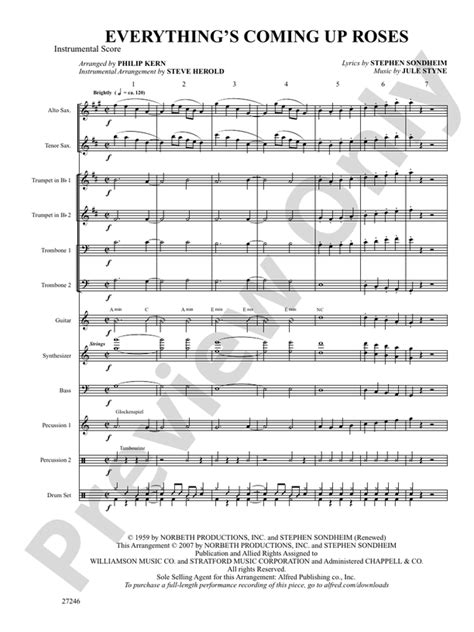 Everything S Coming Up Roses From Gypsy Choral Octavo Soundpax Digital Sheet Music Download