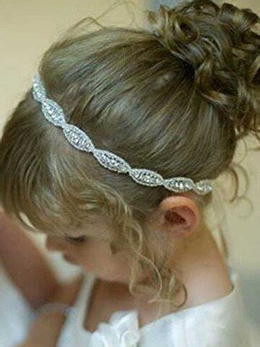Venusvi Rhinestone Headband Flower Girl Headband Crystal Headband
