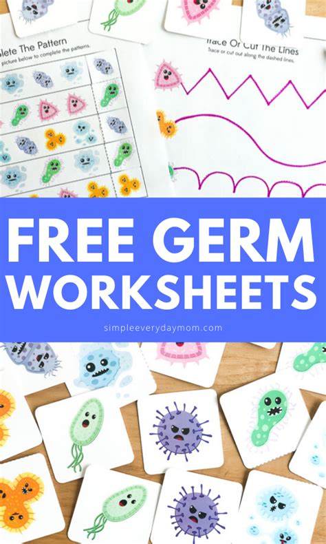 Free Germ Worksheets For Kids Free Germ