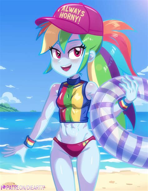 Rainbow Dash Swimsuit Sexy By Dieart77 On Deviantart