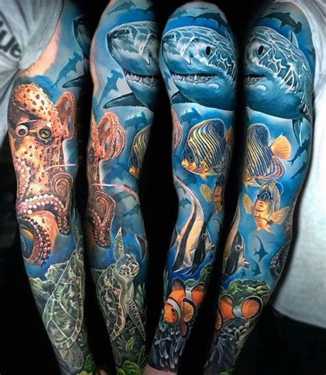 125 Best Sleeve Tattoos For Men Cool Ideas Designs 2021 Guide Colorful Sleeve Tattoos