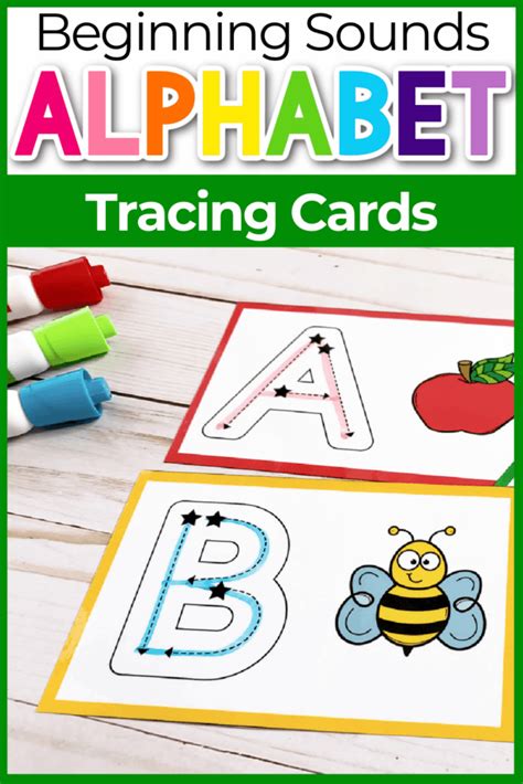 Free Alphabet Tracing Cards For Preschoolers