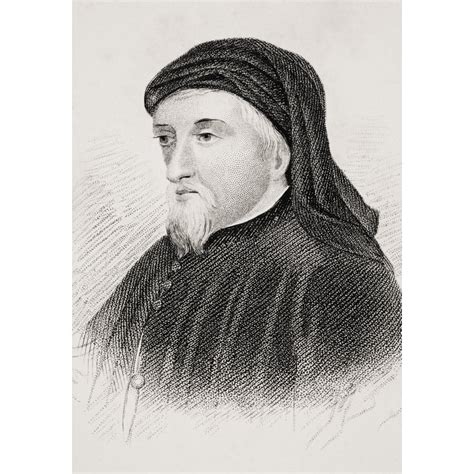 Geoffrey Chaucer C13423 1400 English Writer From Old Englands Worthies