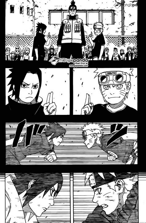 Naruto Vs Pain Manga Panel